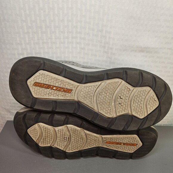 Skechers Men's Size 13 Grey Go Walk Air-Cooled Mesh Slip-On Loafers - Picture 5 of 11